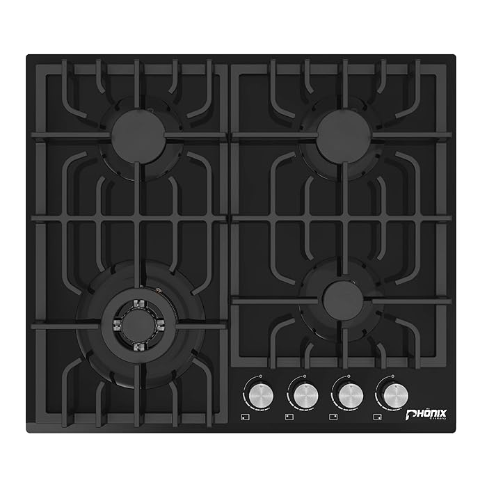 Buy Phönix PG604L BuiltIn Gas Hob Glass Hob Gas Stove 4Bulb Propane