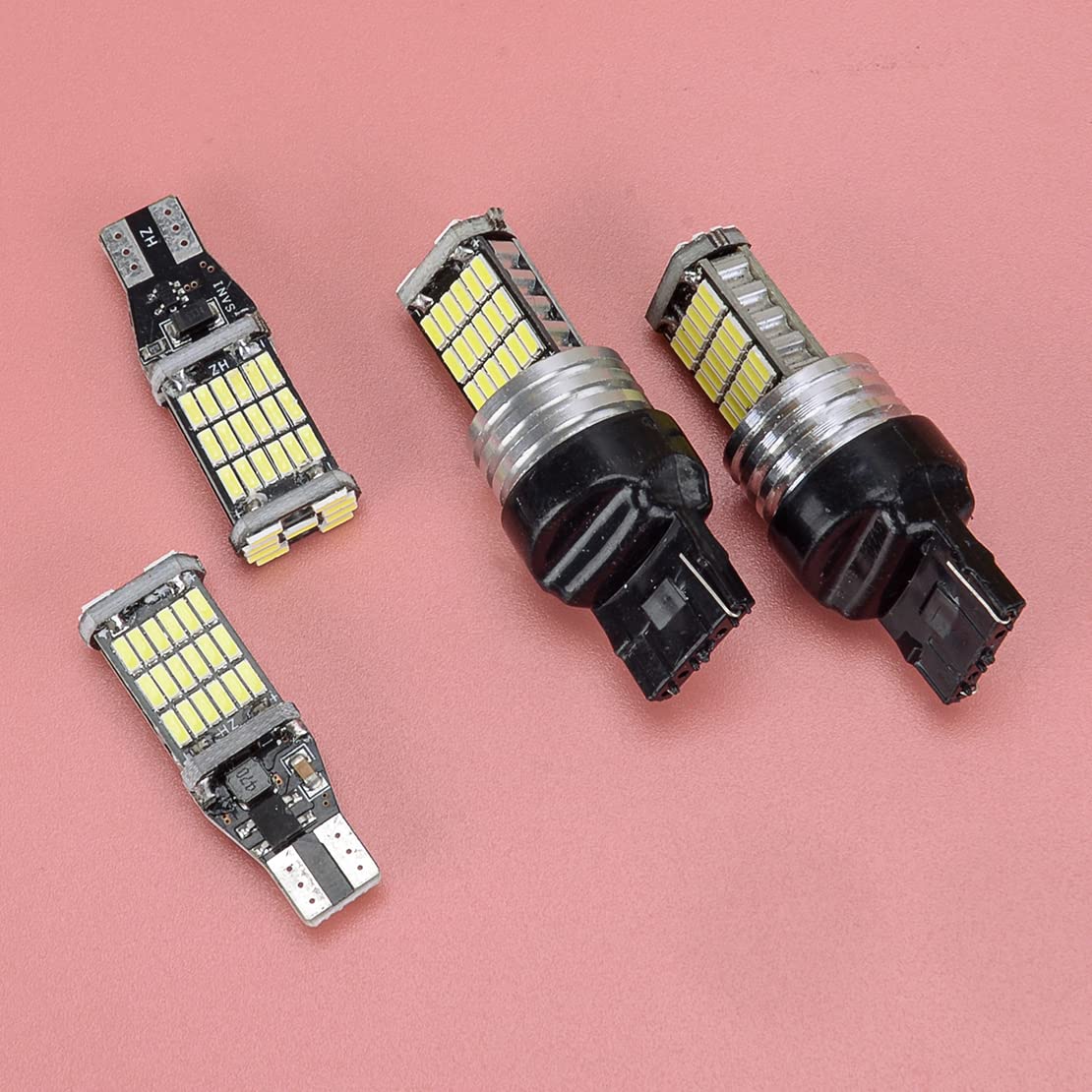 beler 4pcs Blanco Brillante LED Bombilla de luz de Marcha atrás para Jeep Grand Cherokee 2011-2020