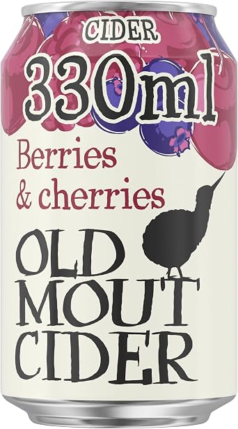 Old Mout Berries&cherries 330ml Can 10pk