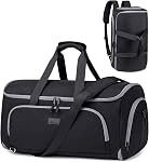 Vessgra Garment Bags for Travel, Duffle Bag 4 in 1 Convertible Garment Bag Weekender Travel Backpack with Shoes Compartment, Foldable Suit Bags for Men Women, Purple