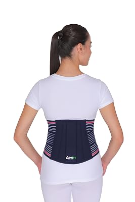 Asmofit Lumbar Sacral Belt for Lower Back Pain Relief | Adjustable Back Support Belt for Waist Support & Injury Recovery