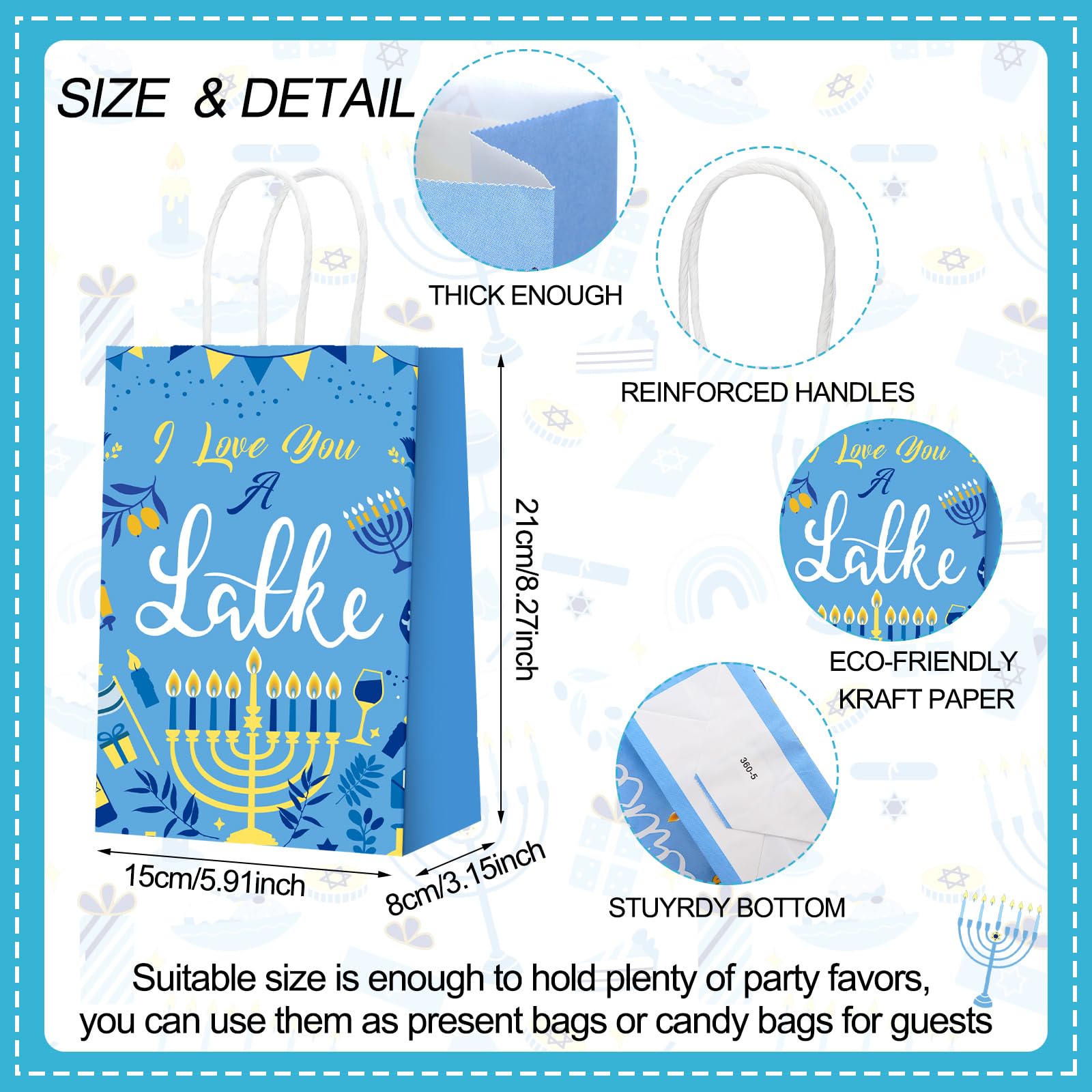 Watch SmoothNovelty 50 Pcs Autumn Non Woven Favor Bags, Reusable On...