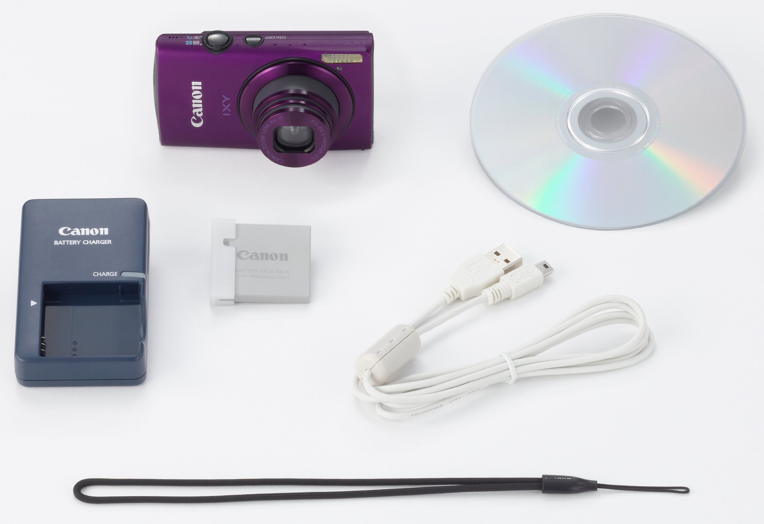 Amazon | Canon デジタルカメラ IXY600F パープル IXY600F(PR  