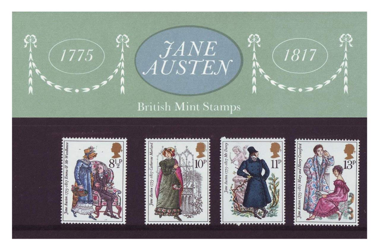 Jane Austen 1775-1817 British Mint - Sellos conmemorativos