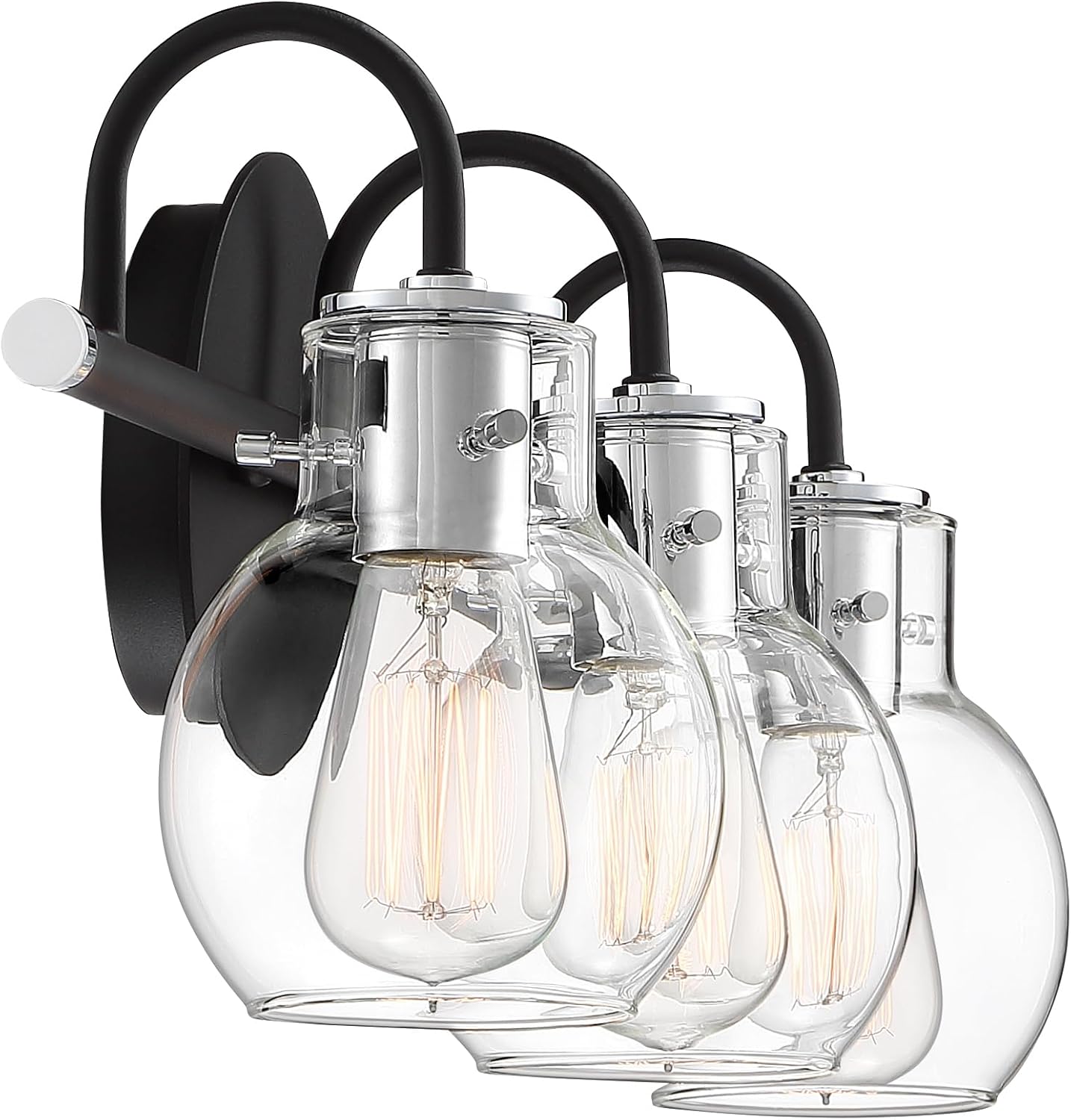 Quoizel Andrews 3-Light Earth Black Vanity Light