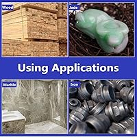 Vista 4 de Rocaris - Juego de 40 ruedas abrasivas de 1 pulgada para herramientas rotativas Dremel de 0.984 pulgadas