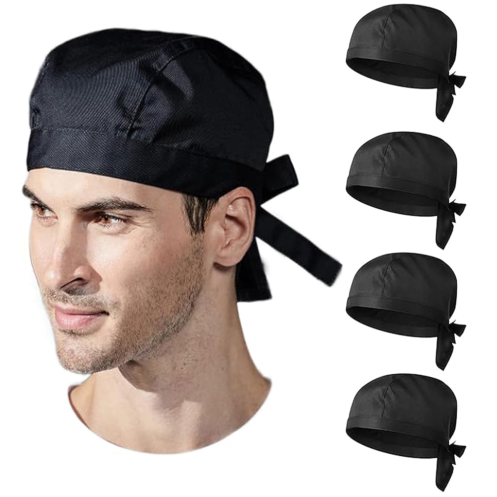 6 Cappelli Da Cuoco Regolabili - Unisex, Cotone E Poliestere, Per Ristoranti E Cucine - Foto 9