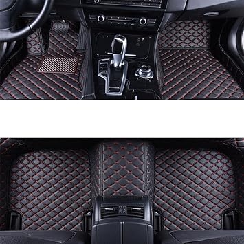 Car mat Car Floor Mats for BYD Yuan Plus Atto 3 2021 2022 2023 Auto Interior Carpets Styling Covers Accessories Rugs Foot Pad Waterproof Color LHD 3pcs Black red