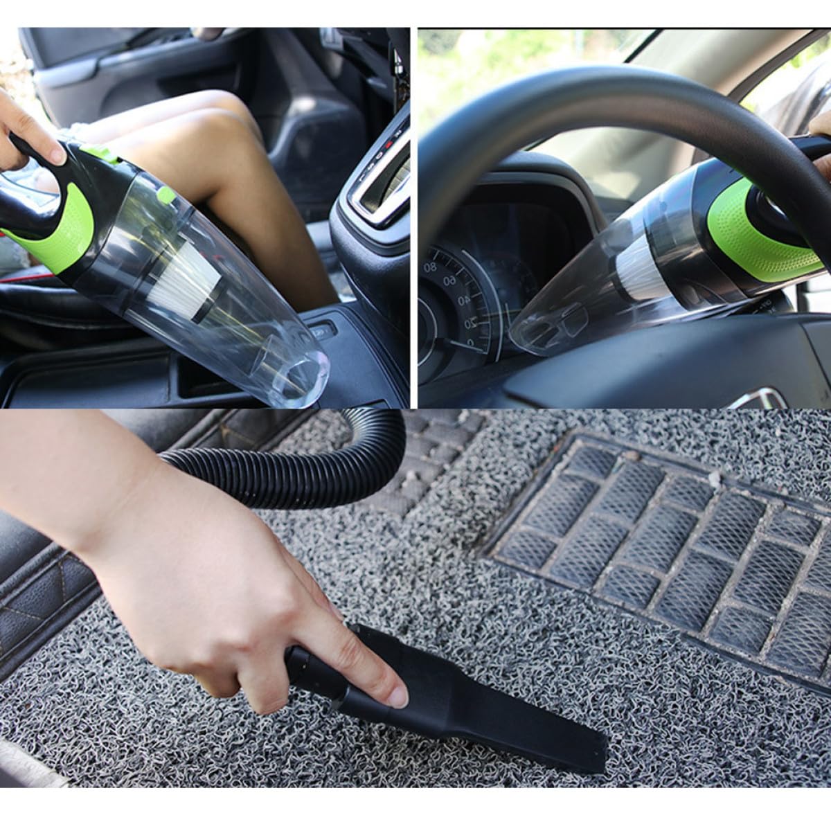 ERINGOGO Aspirapolvere Portatile Mini Ricaricabile USB Aspirabriciole Mano Wireless per Auto e Casa Uso Bagnato e Asciutto Design Compatto e Leggero Pulizia Veloce Polvere