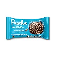 Vista 11 de Pascha Chips orgánicos para hornear con 70 % cacao, chocolate negro sin azúcar, Keto, chips veganos agridulces con stevia y eritritol orgánicos