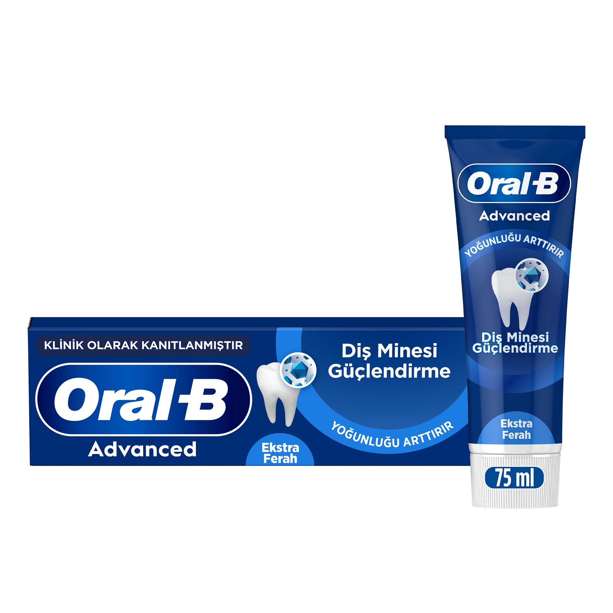 Oral-B Gelişmiş Mine Güçlendirici Temiz Nane Diş Macunu 75ml