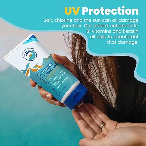 Miniatura 6 de Stream2Sea - Acondicionador sin enjuague para el cabello desenreda y repone la humedad del cabello, fórmula natural segura para arrecifes, sin