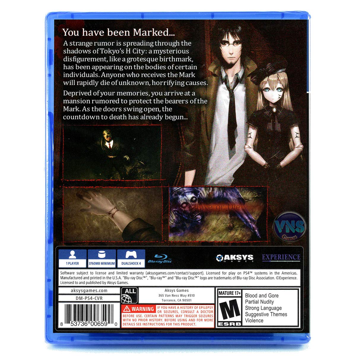 Amazon.com: Spirit Hunter: Death Mark - PlayStation 4 : Aksys