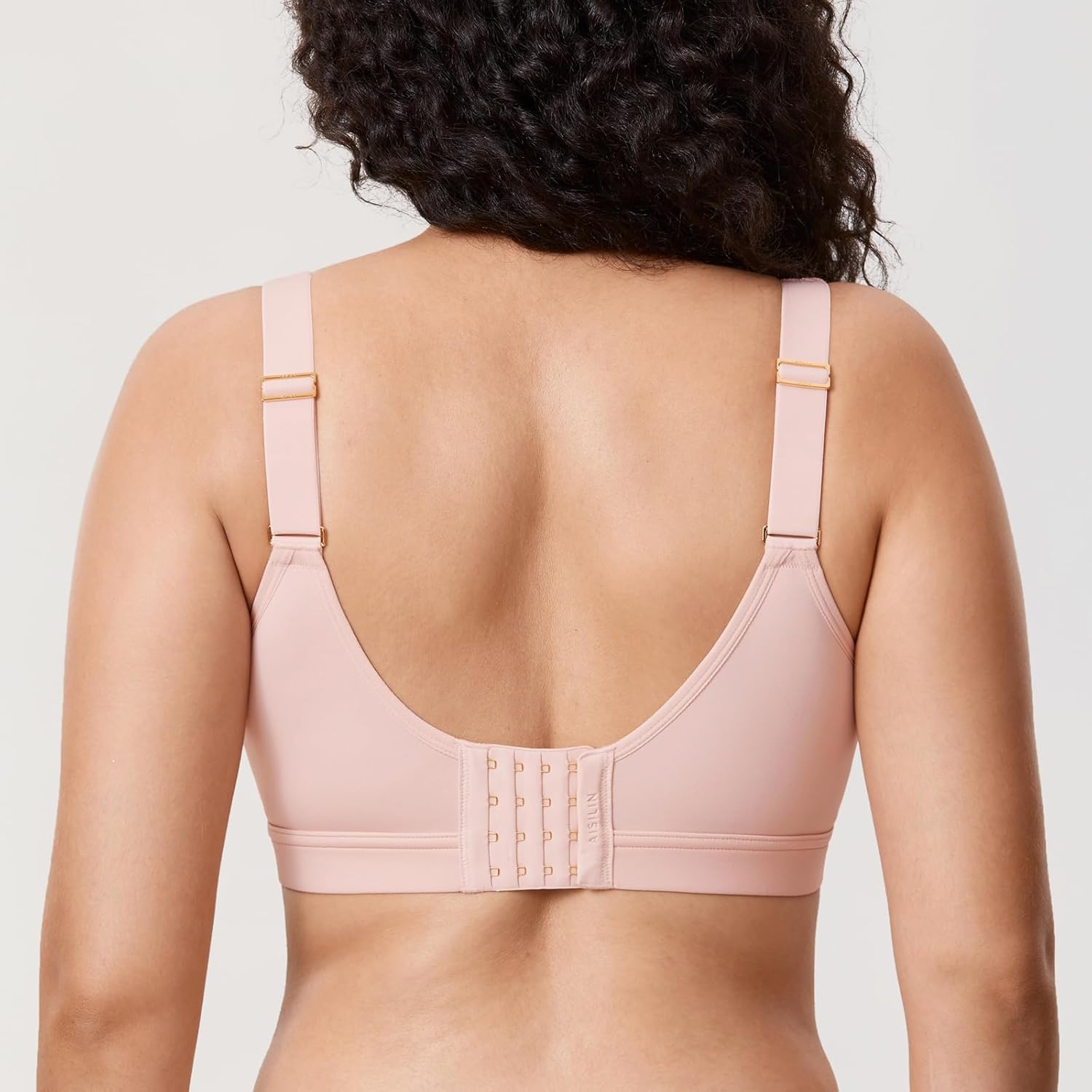 AISILIN Women's Plus Size Wireless Bra Support Comfort Full Coverage Unlined No Underwire Smooth - Image 2