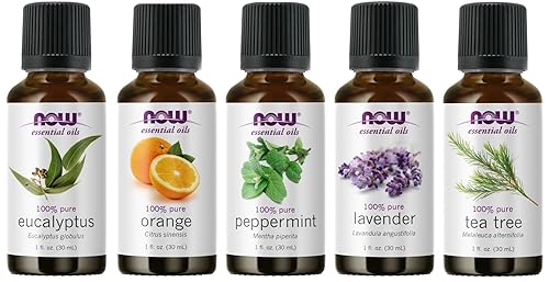 Now Foods Essential Oil, 5-Pack Variety Sampler, 1 Ounce