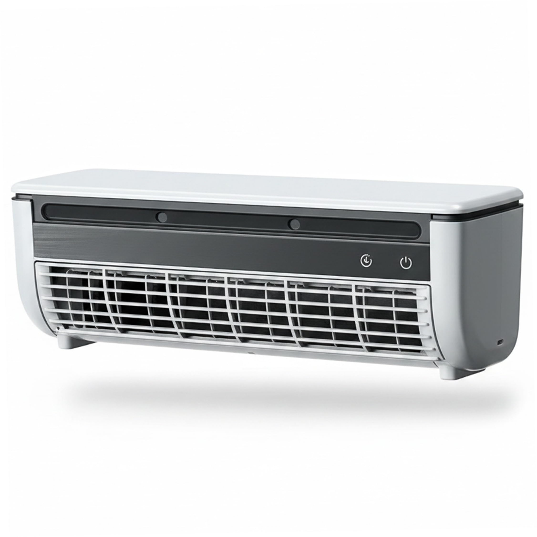 AwnsIMfreien Air Conditioning Fan, Mini Air Conditioner & Conditioning Fan No-Drill Wall-Mounted Mist Cooler, Rechargeable 6000mAh, White, Mini Conditioner