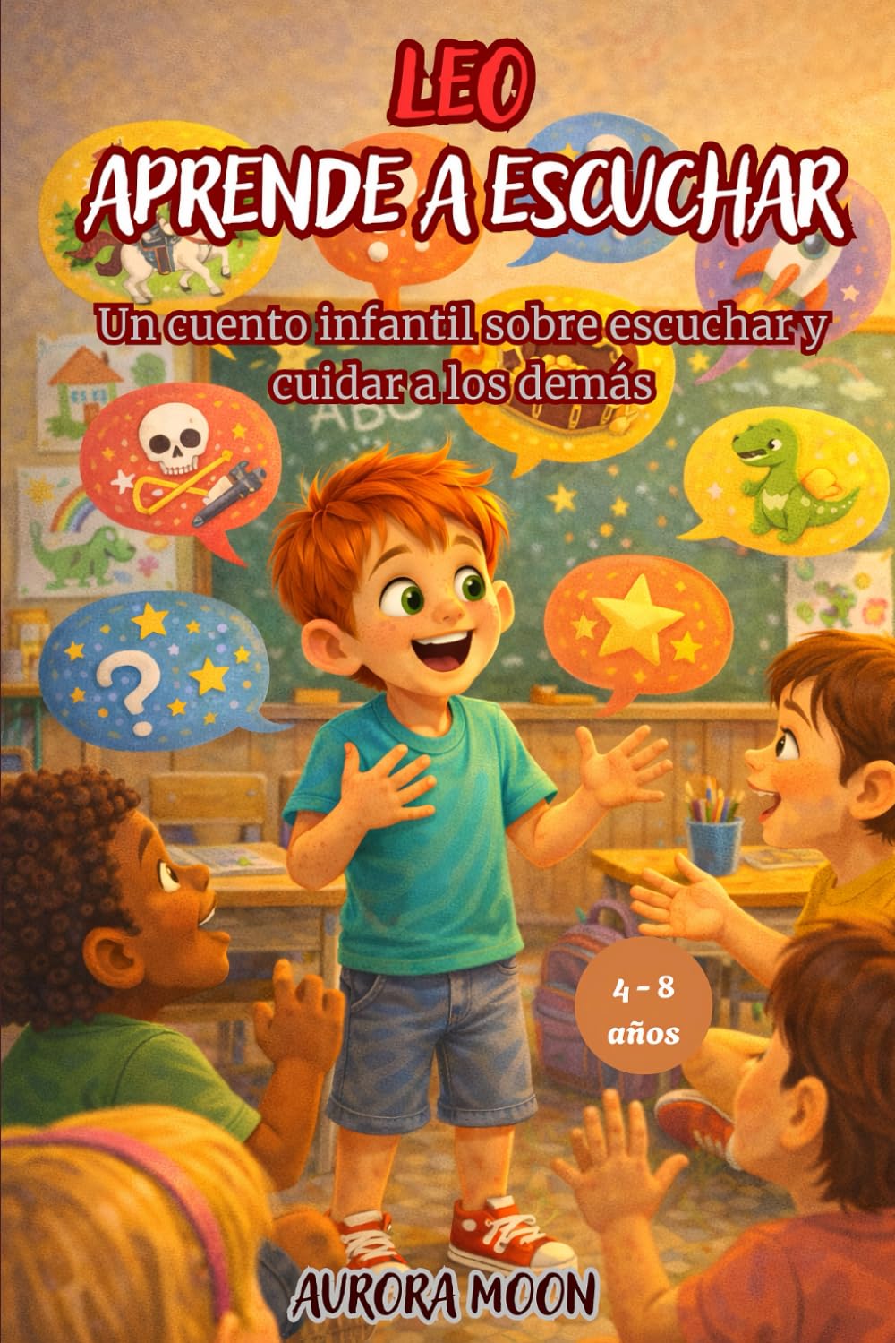 LEO APRENDE A ESCUCHAR: Un cuento infantil sobre escuchar y cuidar a los demás