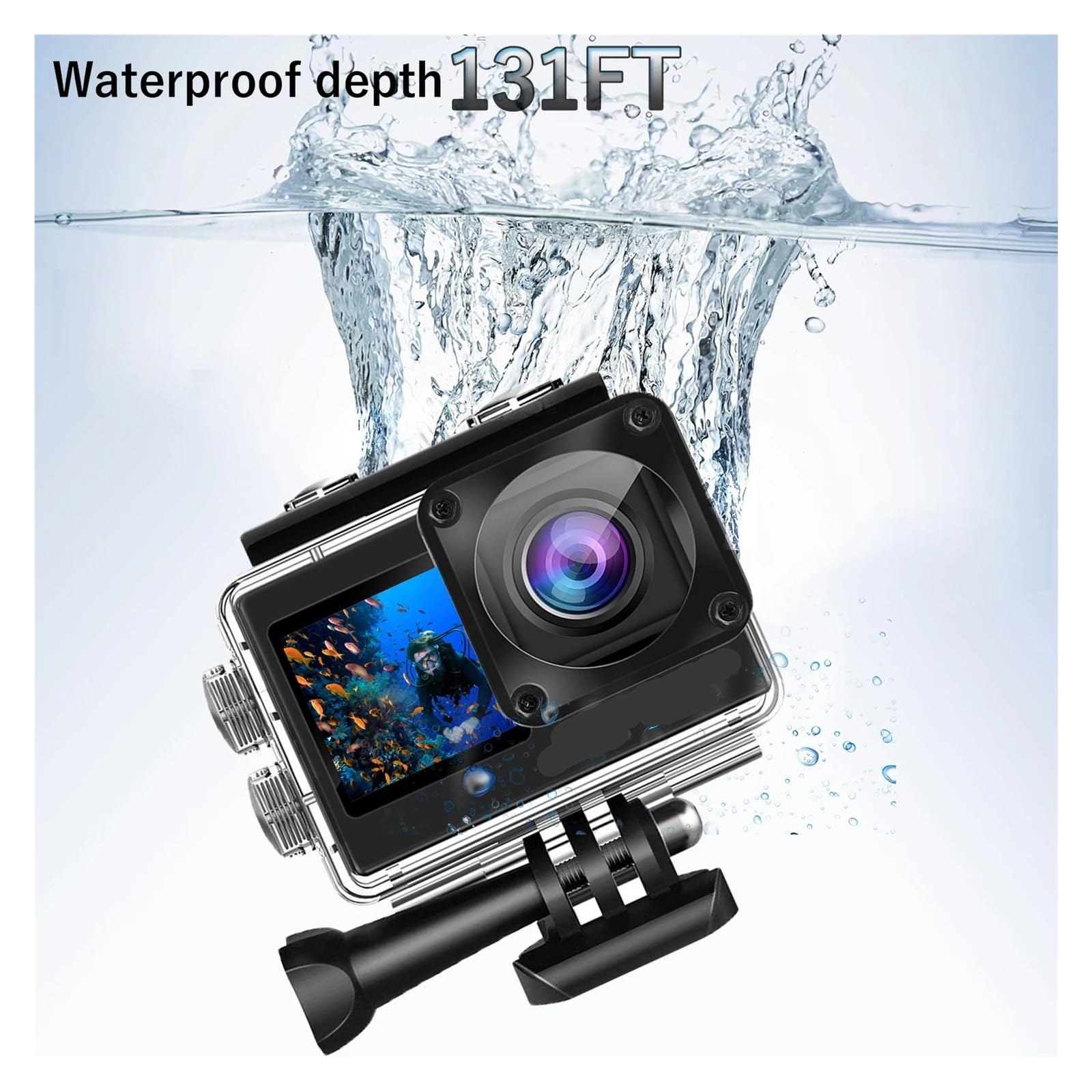 Macchina Fotografica di azione HD1080P/30FPS WiFi 2.0 "170° Subacquea Casco Impermeabile Videocamera Registrazione Telecamere Sportive Mini Cam Esterna