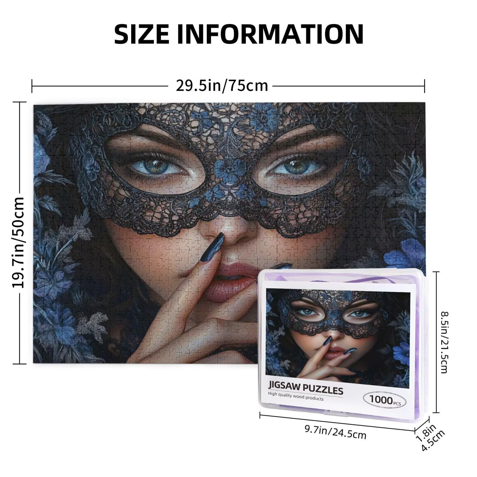 Kobiety Puzzle 5000 Pieces Krajobraz Puzzle Dorośli Początkujący z pudełkiem prezentowym, DIY Interaktywne puzzle Rodzinna wymagająca gra, Relief Relief Home Wall Decor Art Prezent dla mężczyzn 100 x