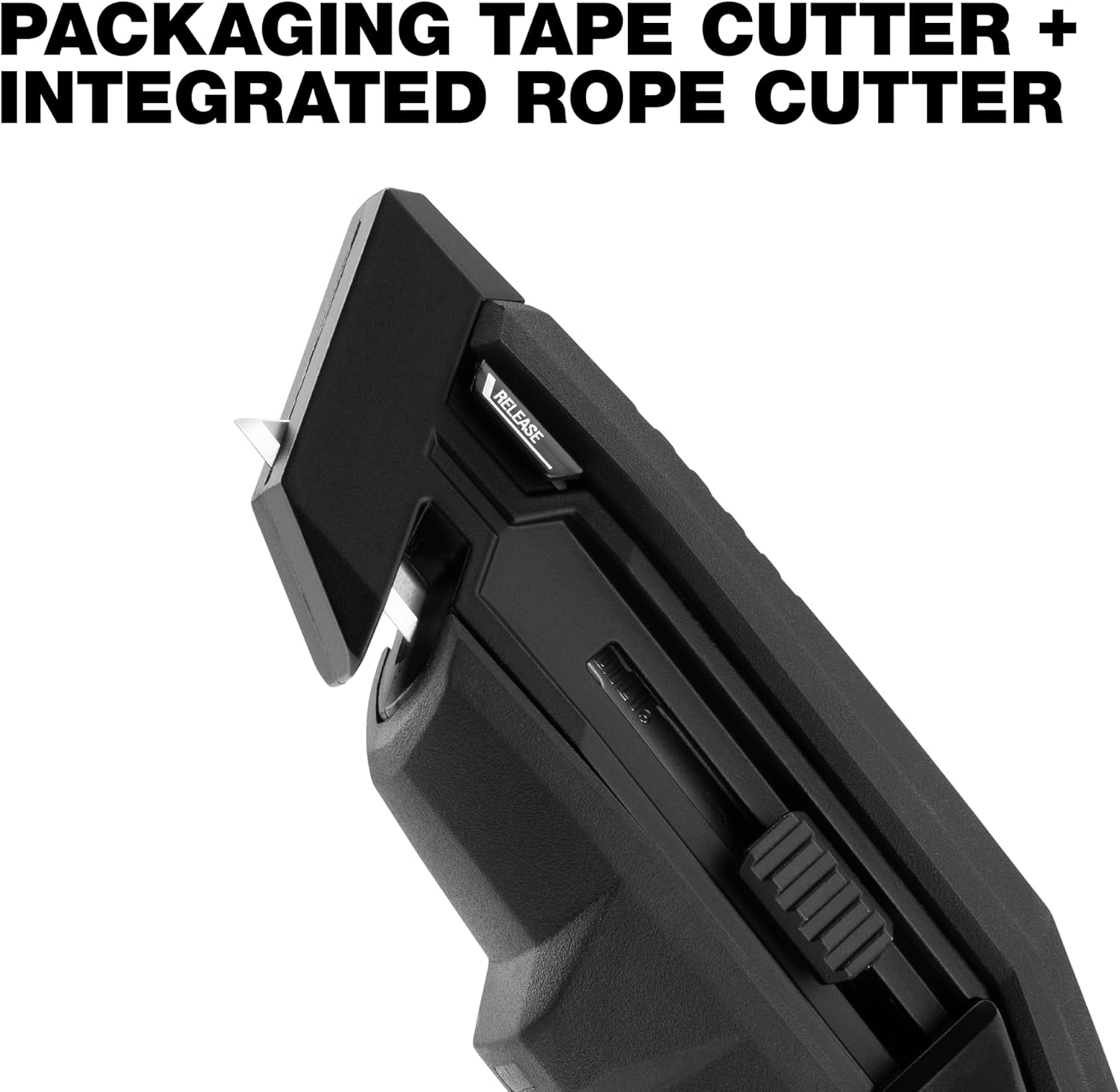 ToughBuilt – Angled Utility Knife with Pry Bar, Folding Knife with Ergonomic Angled Design, Integrated Pry Bar, Scraper Edge, and Quick-Change Blade System for Professional Jobsite Use (TB-H4-11-A)