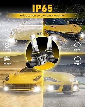 CANBUS 9006/HB4 LED Fog Light Or DRL Bulbs 6500K Cool White Plug And Play