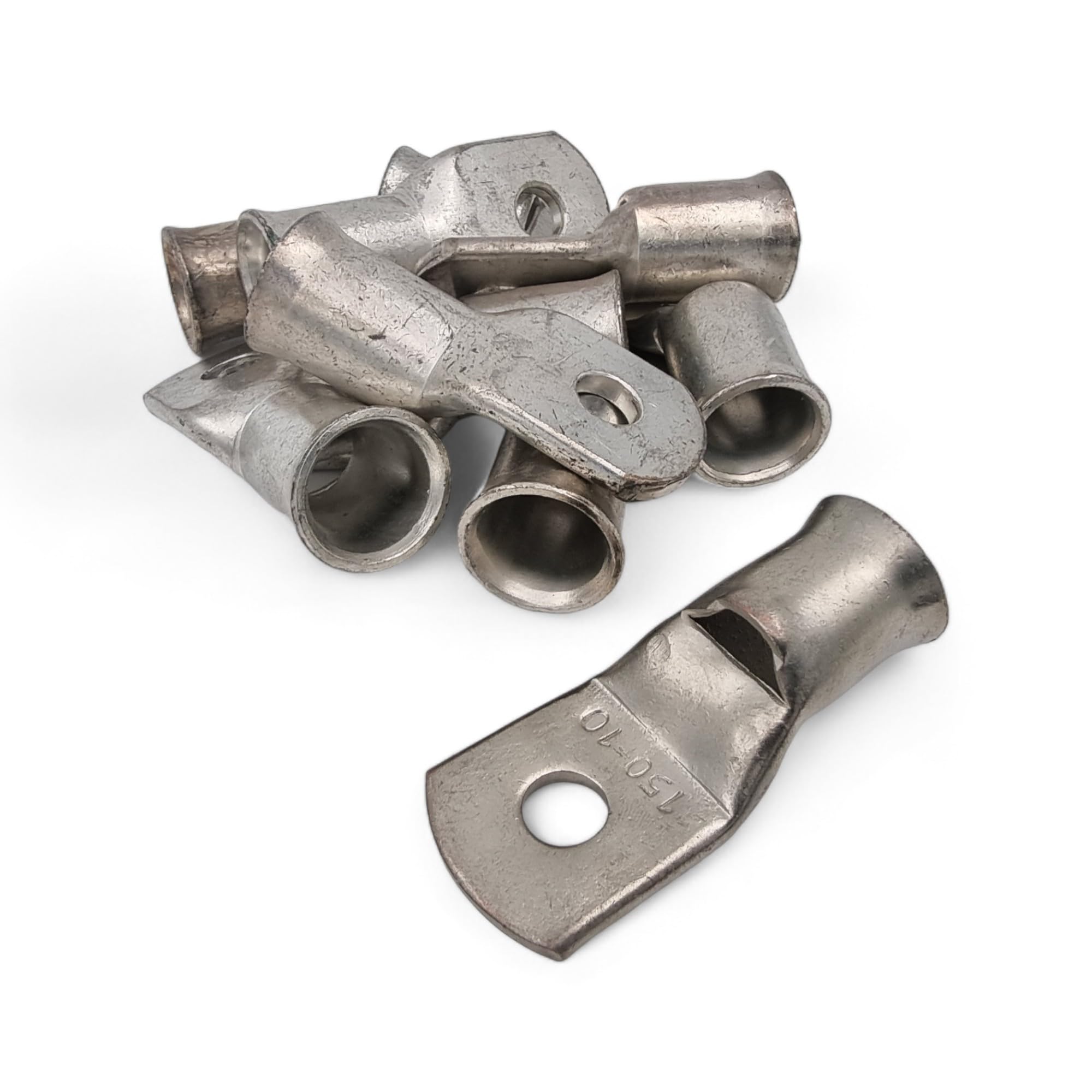 10 Pack of Copper Tube Cable Lugs Welding Crimp Battery Starter Terminals 6mm to 240mm (150mm² x 8mm)