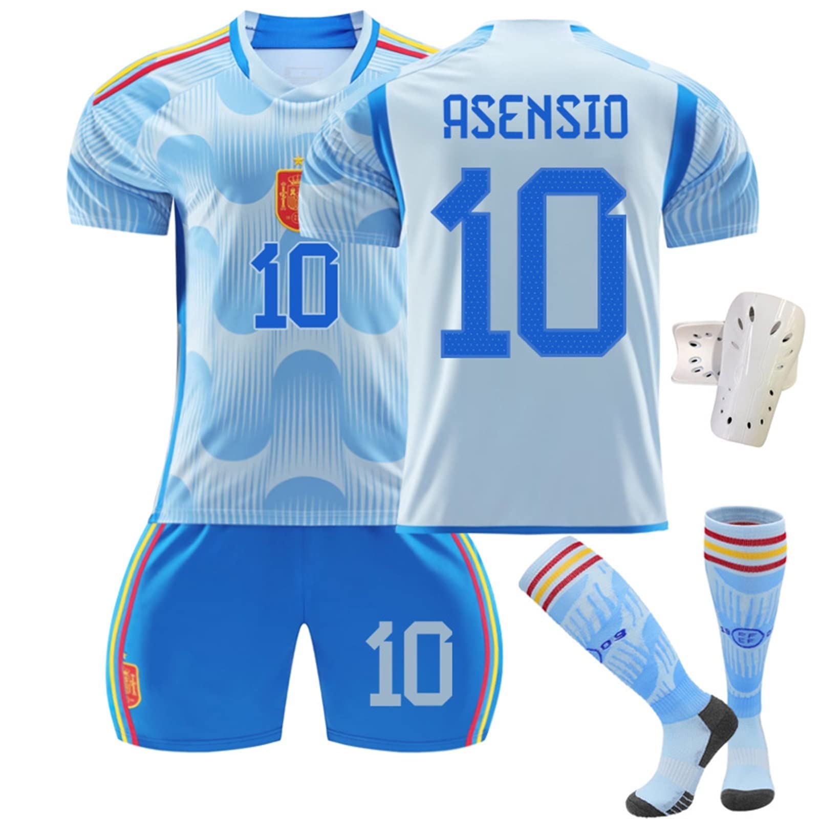 WJ Asensio uniform Asencio soccer uniform 22-23 Spain away number