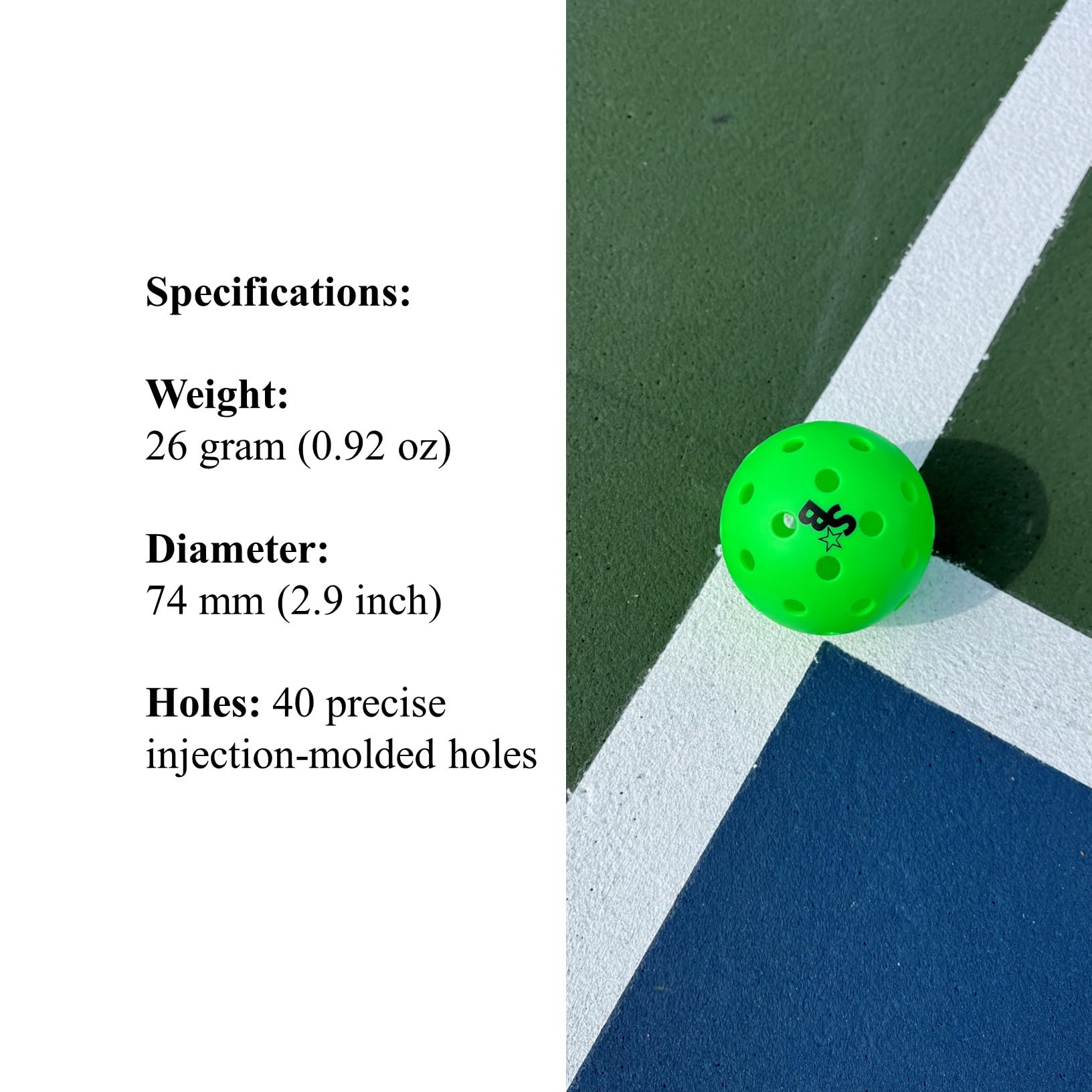 Supra-40 Outdoor Pickleball