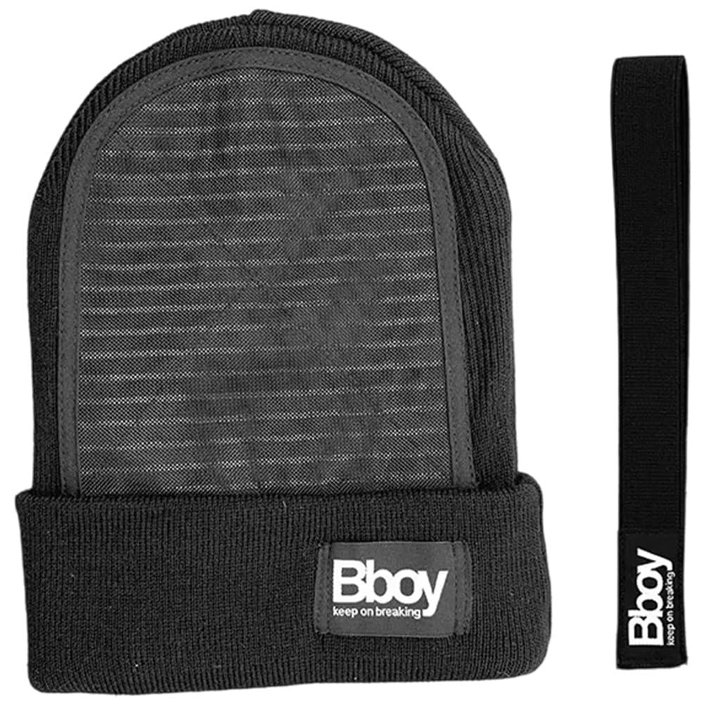 Sslvya Professional Bboy Cap Padded Beanie Knitted Spin Hat Hip Hop Breakdance Spin Cap