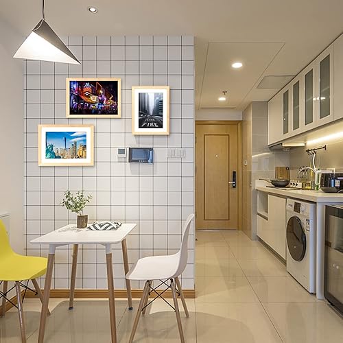 Miniatura 7 de Marco de fotos de 12 x 16 pulgadas, marcos de pintura con diamantes hechos de madera maciza, fotos de 10 x 14 pulgadas con paspartú o de 12 x 16