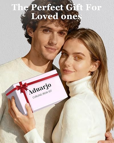 Miniatura 10 de Rizador 5 en 1, juego de rizador de pelo con cepillo térmico y 4 varitas de cerámica intercambiables (0.5 pies a 1.8 pies), rizador de pelo de doble