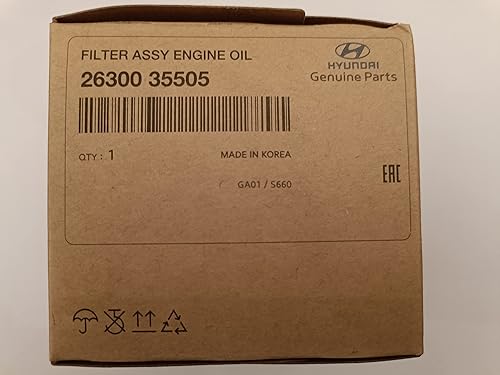 Miniatura 3 de Hyundai 26300-35503 repuesto de filtro de aceite, OEM