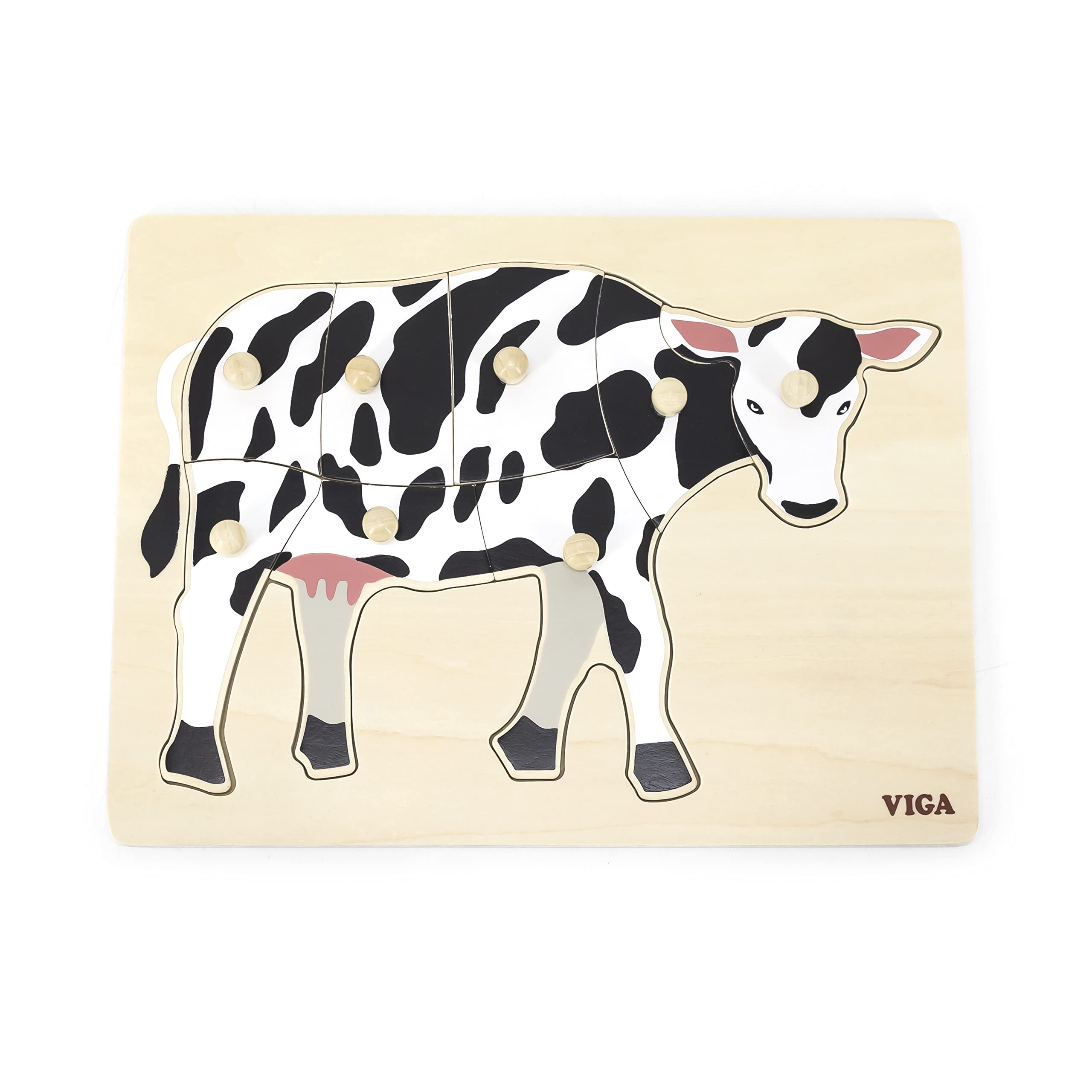 VIGAMontessori Puzzle Cow