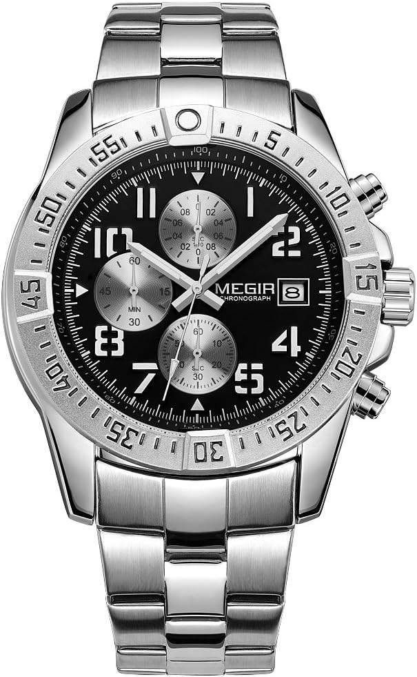 MEGIR MG2030 Chronograph Watch Front View