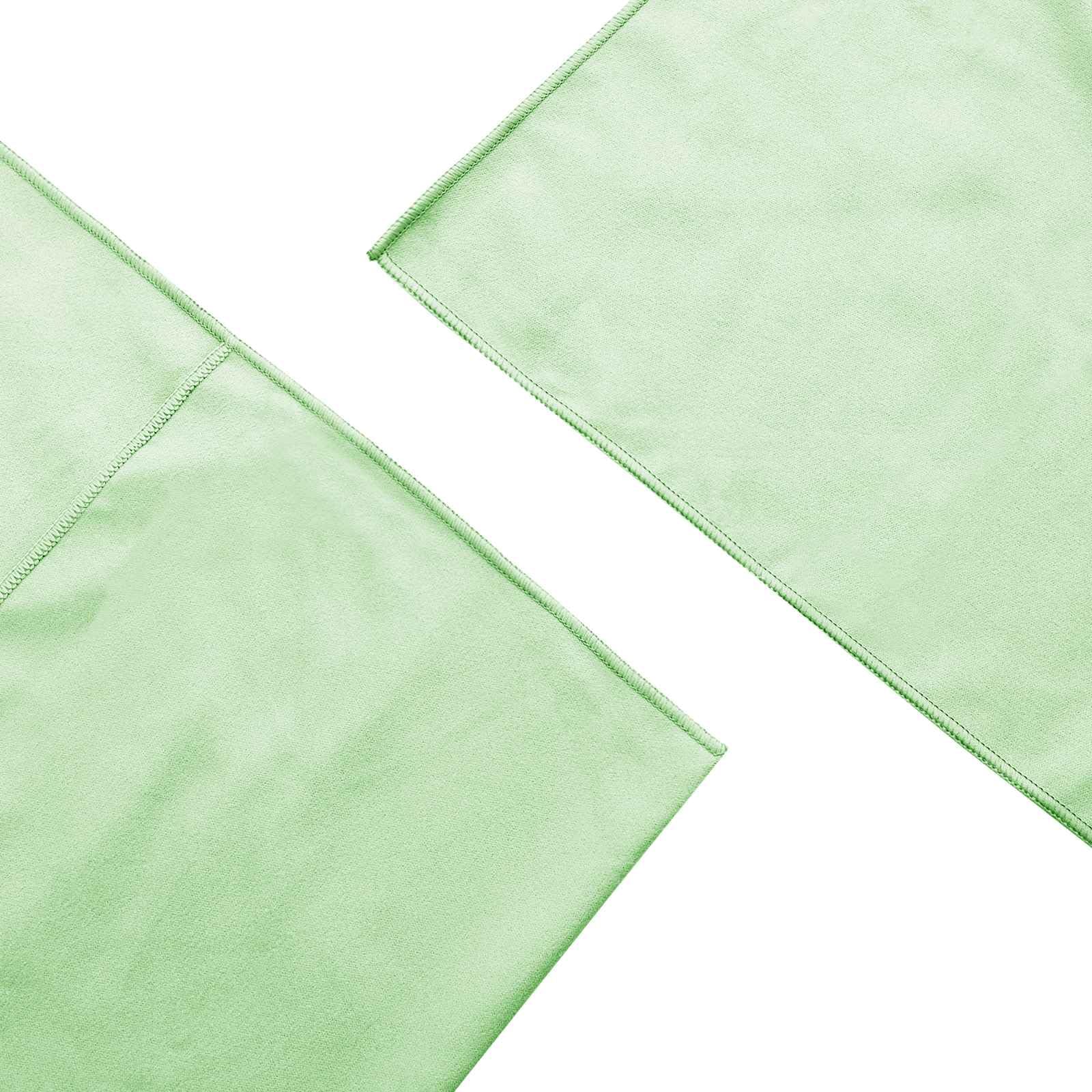 Serviettes de Chaise d'extérieur Vert 2 pcs 130 x 60 cm légères absorbantes résistantes au séchage Rapide pour Jardin terrasse Piscine Feutre Confortable Usage extérieur