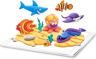 Fat Brain Toys Hey Clay Ocean Creatures - Clay Kit with Interactive App, Kids & Tweens