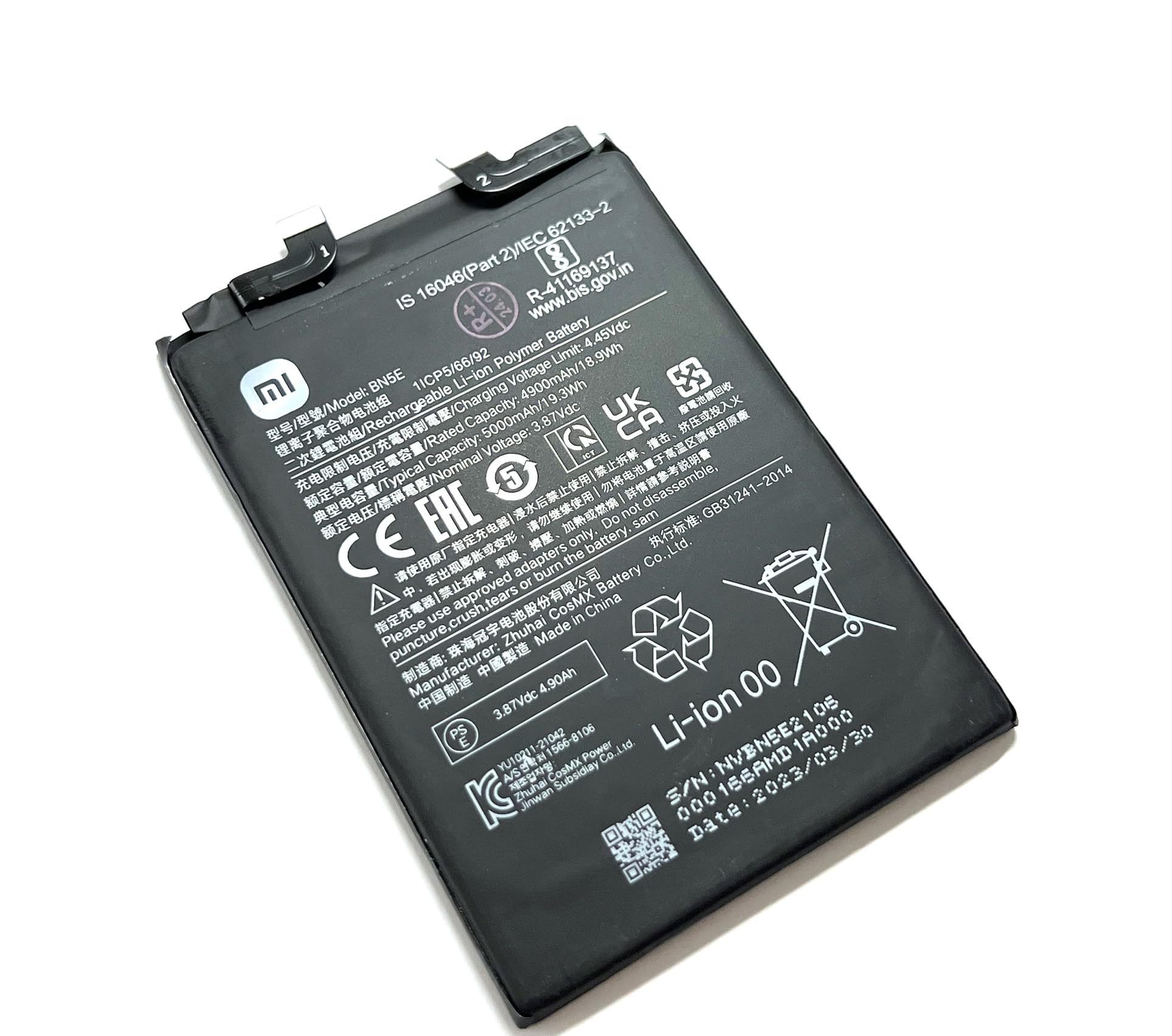 Batterie Xiaomi Redmi Note 11 4G, Redmi Note 11S Et Redmi Note 12S