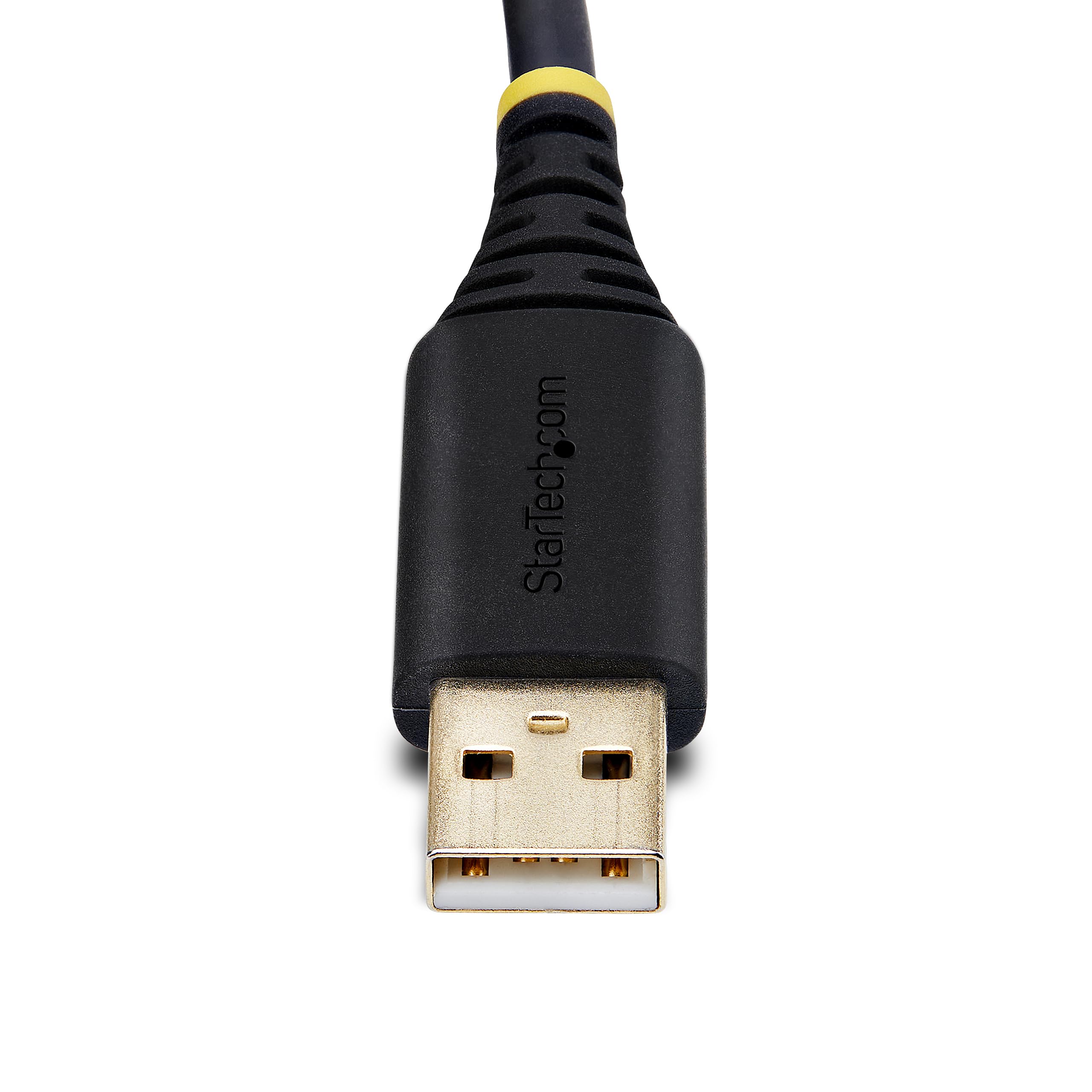 StarTech Cable Adaptador USB a Serie de Módem Nulo RS232 1m - Retención COM - FTDI - USB DB9 - Tornillos Intercambiables - Indicadores LED
