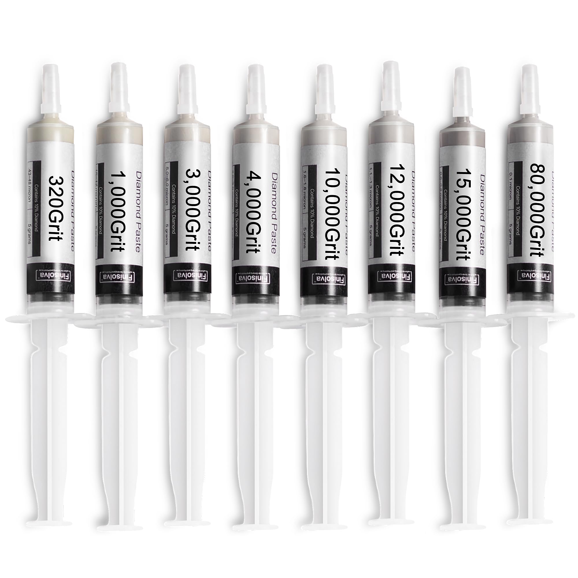 Diamond Polishing Kit - 8 Grits, Premium Shine -10