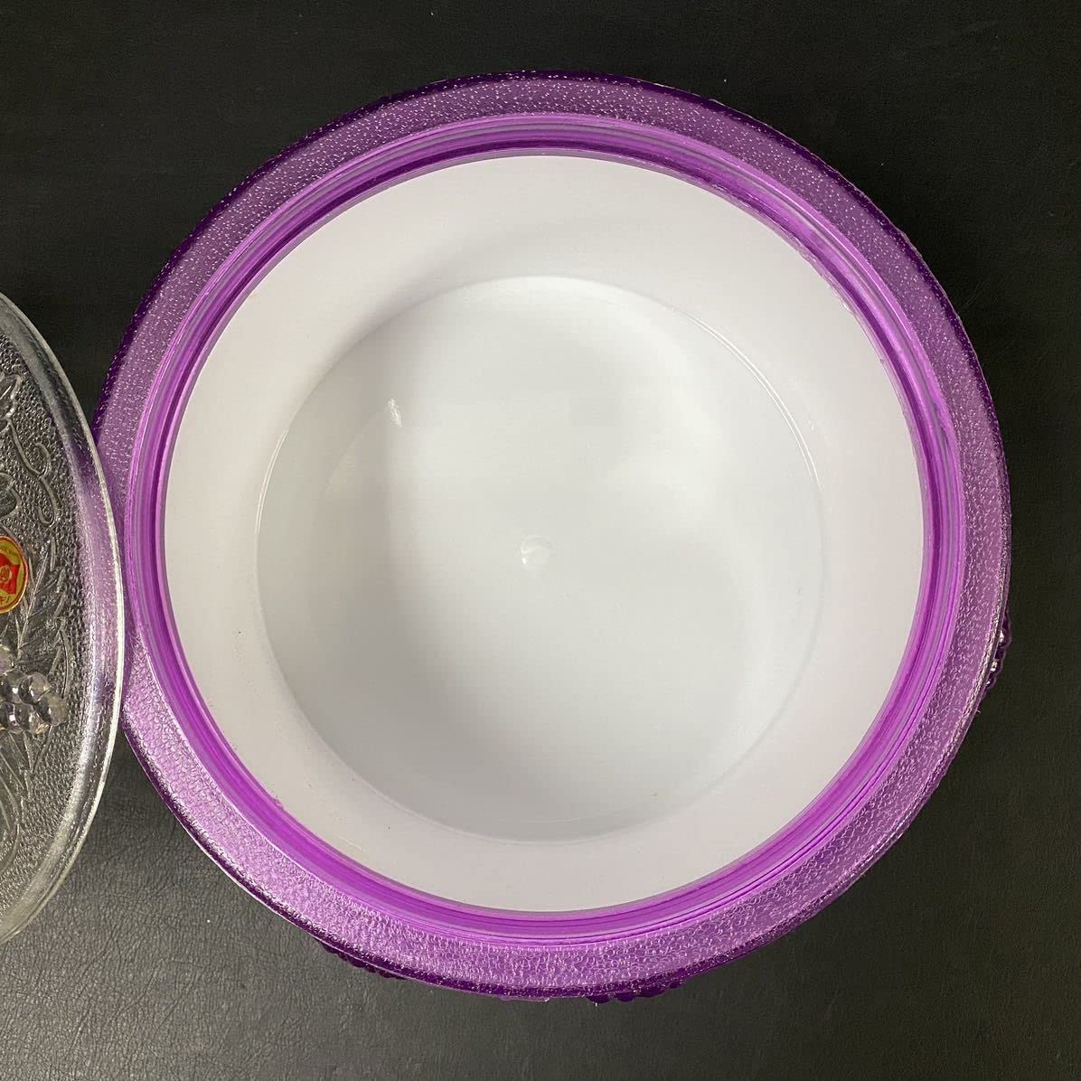 Amazon.co.jp: 品昭和レトロ ハタ印 ぶどう菓子器 中 当時物