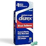 Diurex Ultra Re-Energizing Water Pills - Relieve Water Bloat - Feel Better & Less Heavy - 80 Count