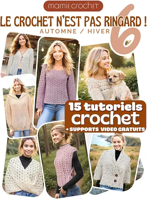 Livre Crochet: 15 Modèles Automne-Hiver Modernes avec Vidéos QR