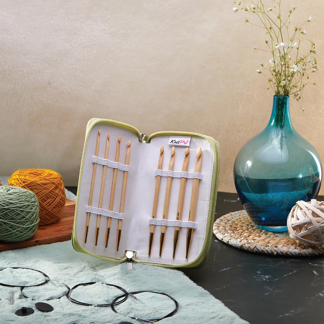 Amazon.com: KnitPro Bamboo Deluxe Afghan/Tunisian Crochet Hook Set