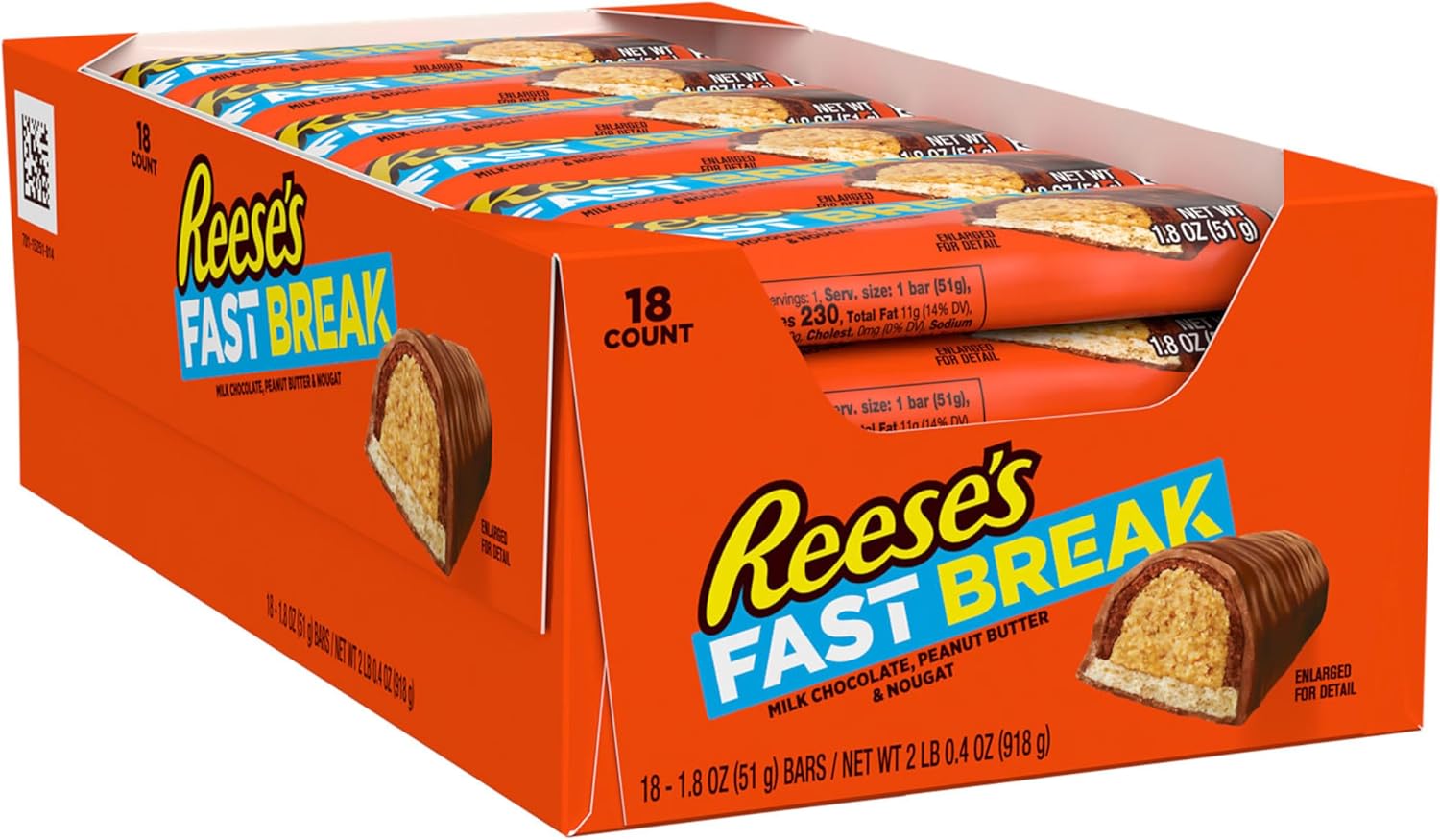 REESE'S FAST BREAK Peanut Butter Not Candy Bars