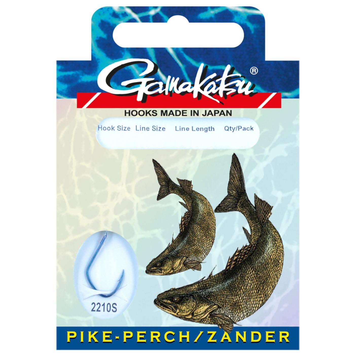 Gamakatsu BKS-2210S Zander Haken, Größe 2