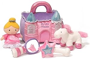 Baby GUND Play Soft Collection, Princess Castle 5-Piece Plush Playset for 1 Year Olds
