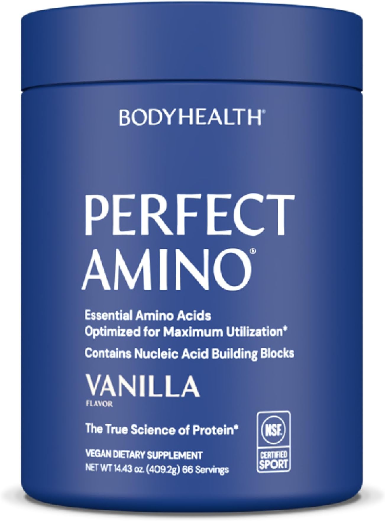 PerfectAmino Powder - BCAA and EAA Powder for Pre and Post Workout - Amino Acid Energy Drink to Support Lean Muscle and Recovery - NSF Certified for Sport - Vanilla - 66 Servings