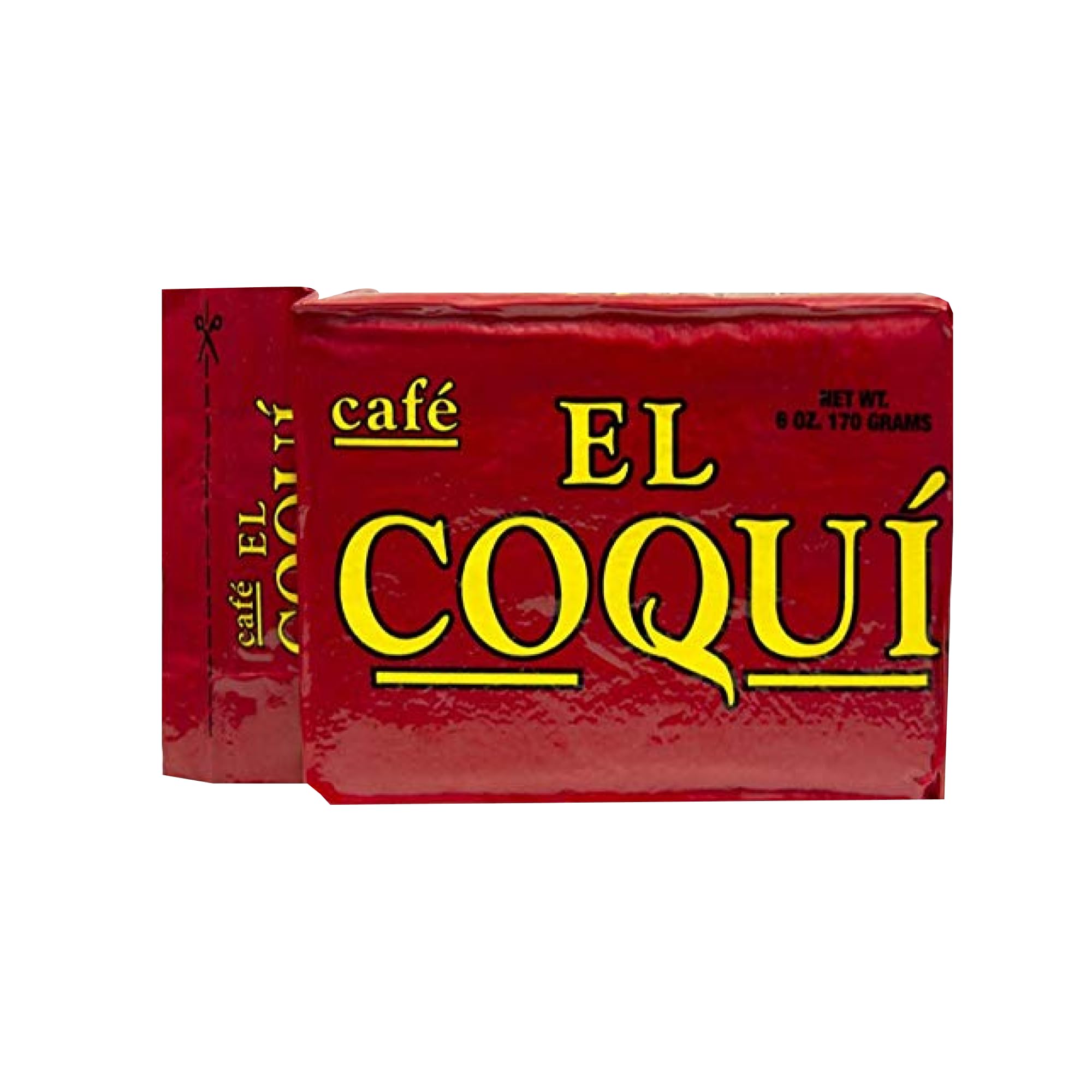El Coquí Dark Roast Espresso Ground Coffee, Rich, Ground Coffee, Authentic Puerto Rican Style Coffee, Vacuum Sealed, Ground Espresso Beans, 6 oz (4 pack)