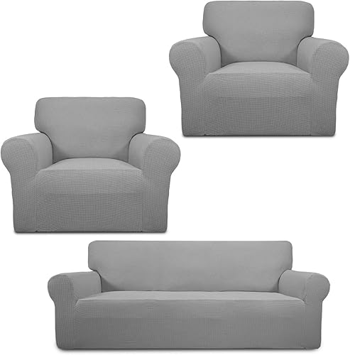 Easy-Going 2 piezas de fundas para silla, paquetes de funda de sofá