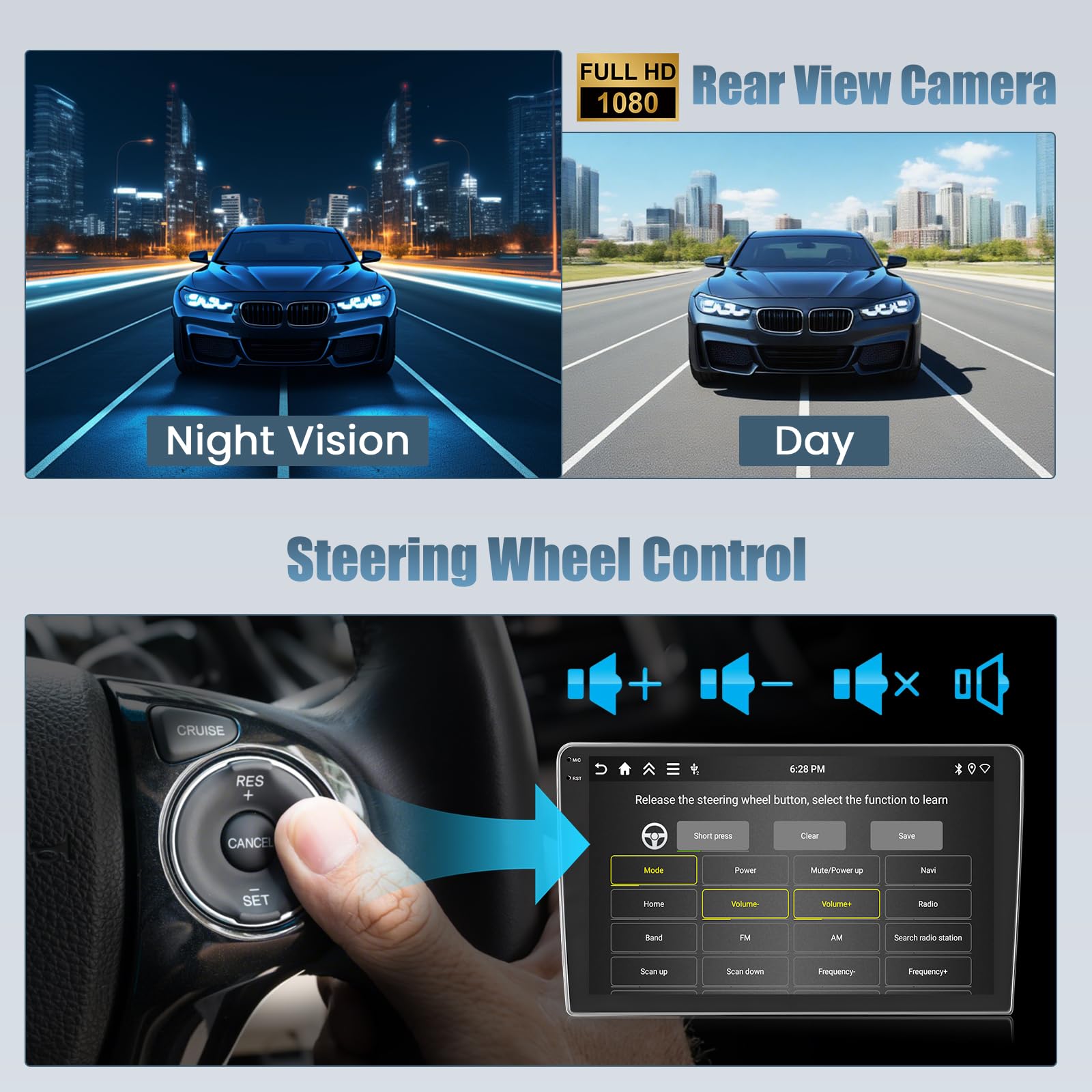 Roinvou 4G+64G Android 15 Autoradio pour Citroen Berlingo & Peugeot Partner 2015-2018 sans Fil Carplay Android Auto, 9'' Incell Écran Tactile Radio GPS Bluetooth FM RDS WiFi EQ SWC Caméra de Recul